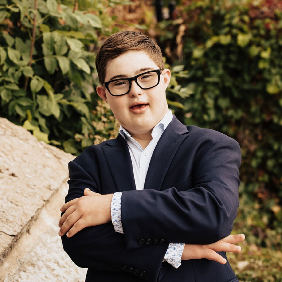 A picture of Max Mix founder Max with folded arms, looking into the camera.